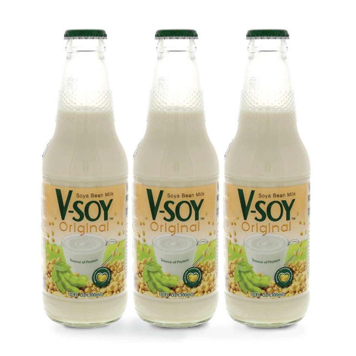 V-Soy Soya Bean Milk Original 3 x 300 ml