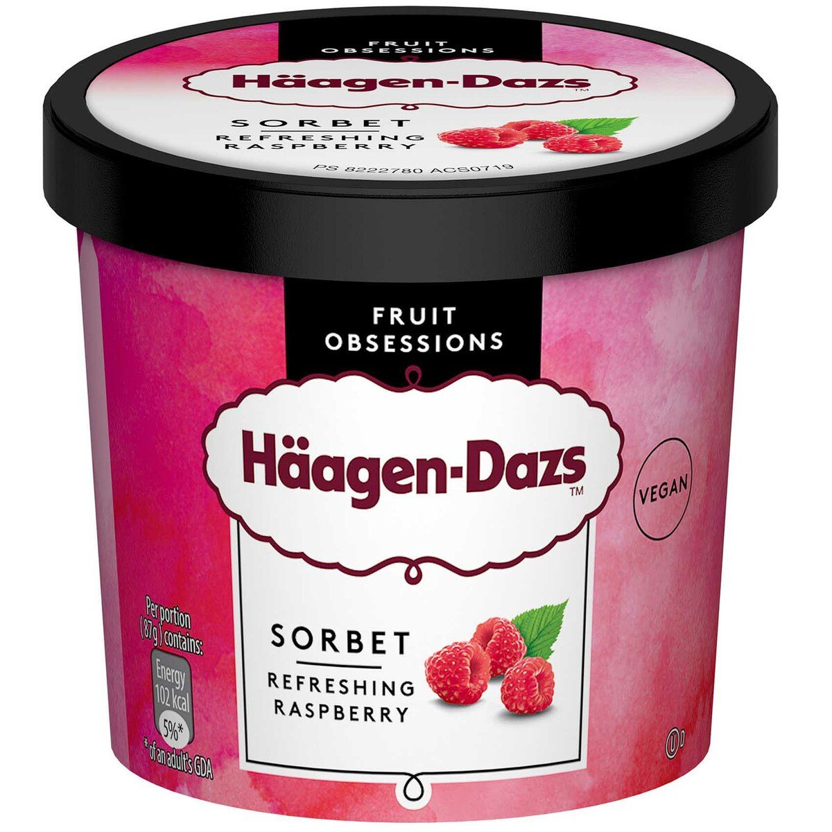 Haagen-Dazs Sorbet Raspberry 100 ml