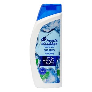 Head & Shoulders Sub Zero Freshness Anti Dandruff Shampoo 600ml