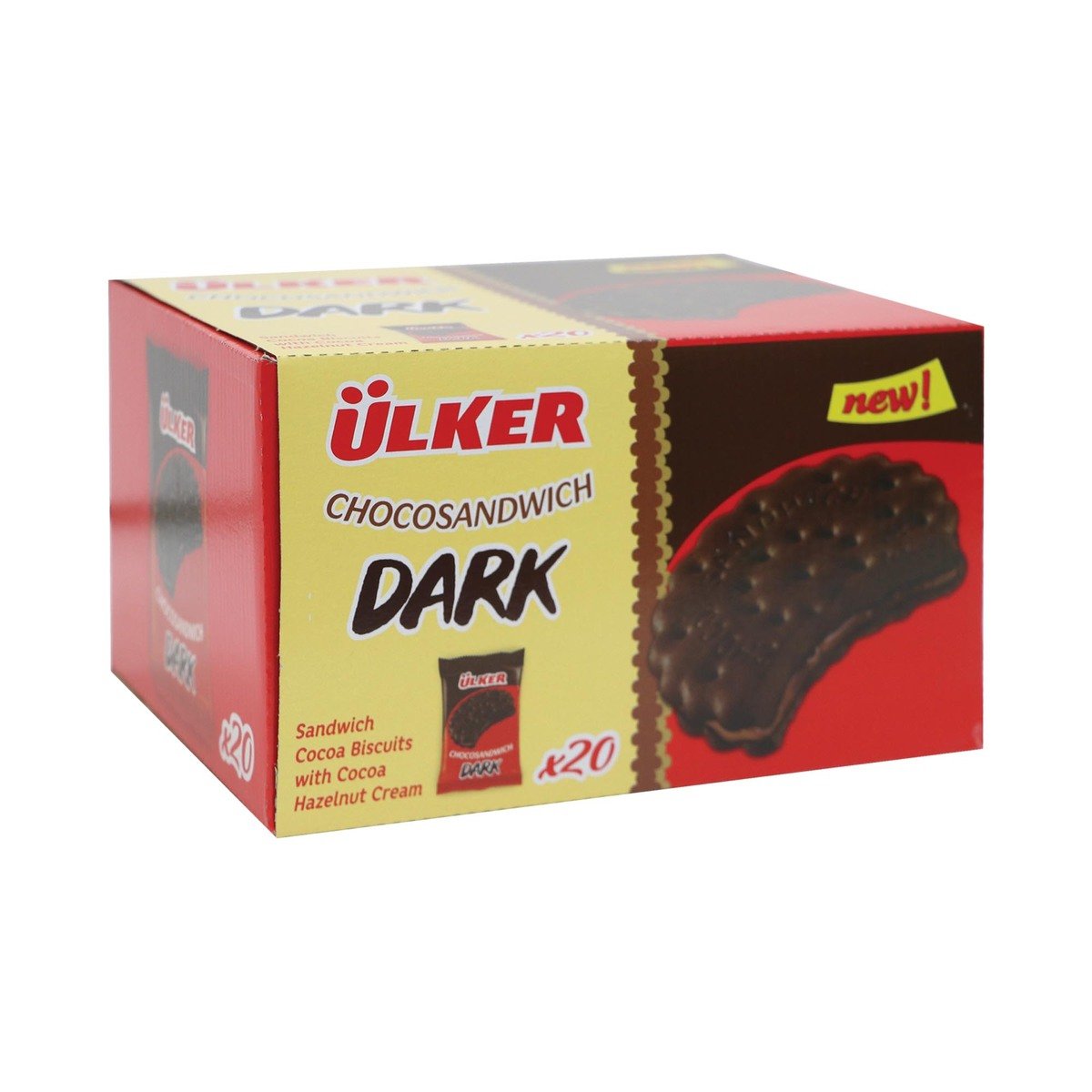 Ulker Choco Sandwich Dark Biscuit 20 x 23.5 g