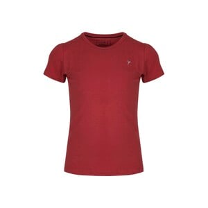 Eten Girls Basic T-Shirt Round-Neck Short Sleeve Racing Red GTB-09 11-12Y