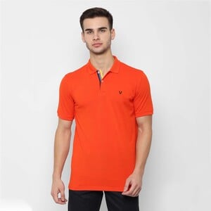 Allen Solly Men's Polo T-Shirt Short Sleeve ASKPWRGFL92956 Orange Medium
