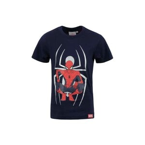 Spiderman Boys Round Neck T-Shirt Short Sleeve LW20S-505 Navy 2-3Y