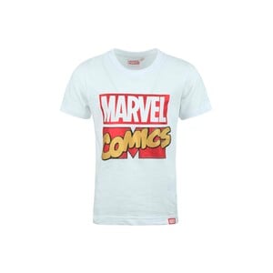 Marvel Boys Round Neck T-Shirt Short Sleeve LW20S-509 White 2-3Y