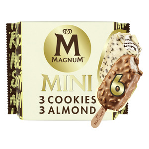 Magnum Mini Ice Cream Stick  Cookie & Almond 6 x 57.5ml