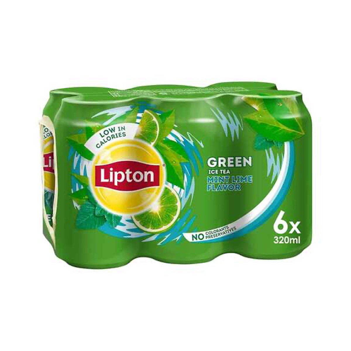 Lipton Green Mint Lime Ice Tea 6 x 320ml