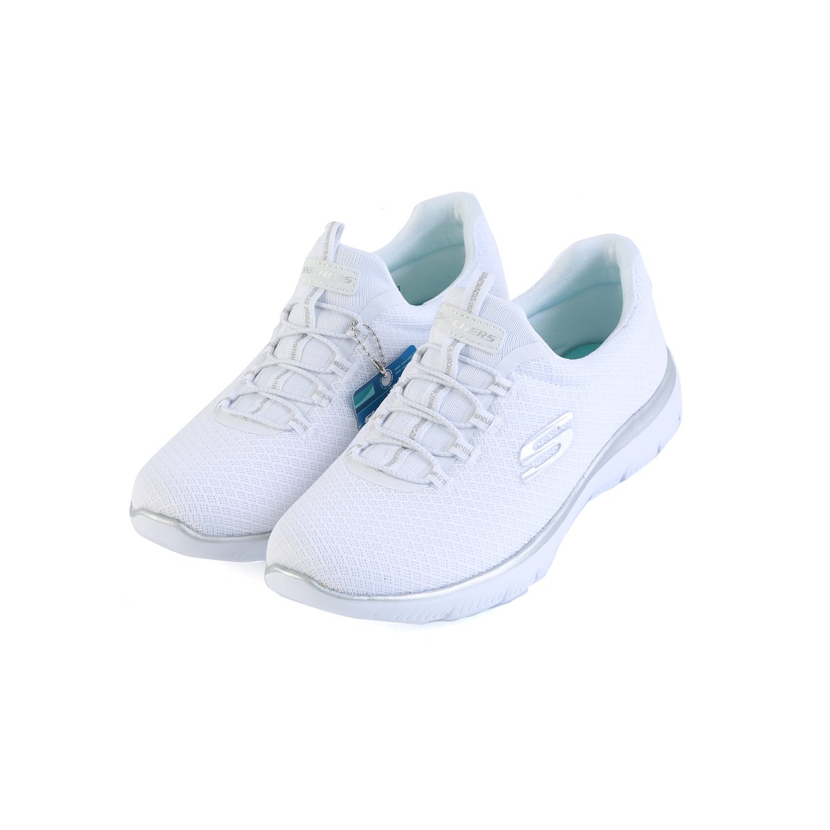 Selskabelig dele Rytmisk Skechers Ladies Sport Shoes 12980 WhiteSilver 38 Online at Best Price |  Mens Sports shoes | Lulu Kuwait