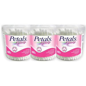 Petals Cotton Buds 3 x 100pcs