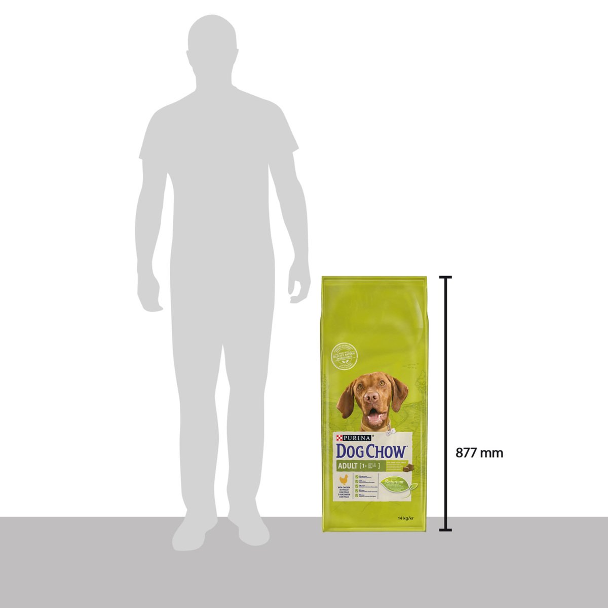 Purina Dog Chow Adult +1 year with Chicken Dry Dog Food 14 kg