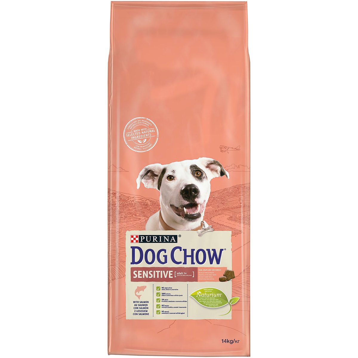 Purina Dog Chow Sensitive with Salmon Dry Dog Food 14 kg