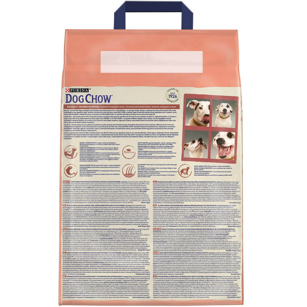 Purina Dog Chow Sensitive with Salmon Dry Dog Food 2.5 kg