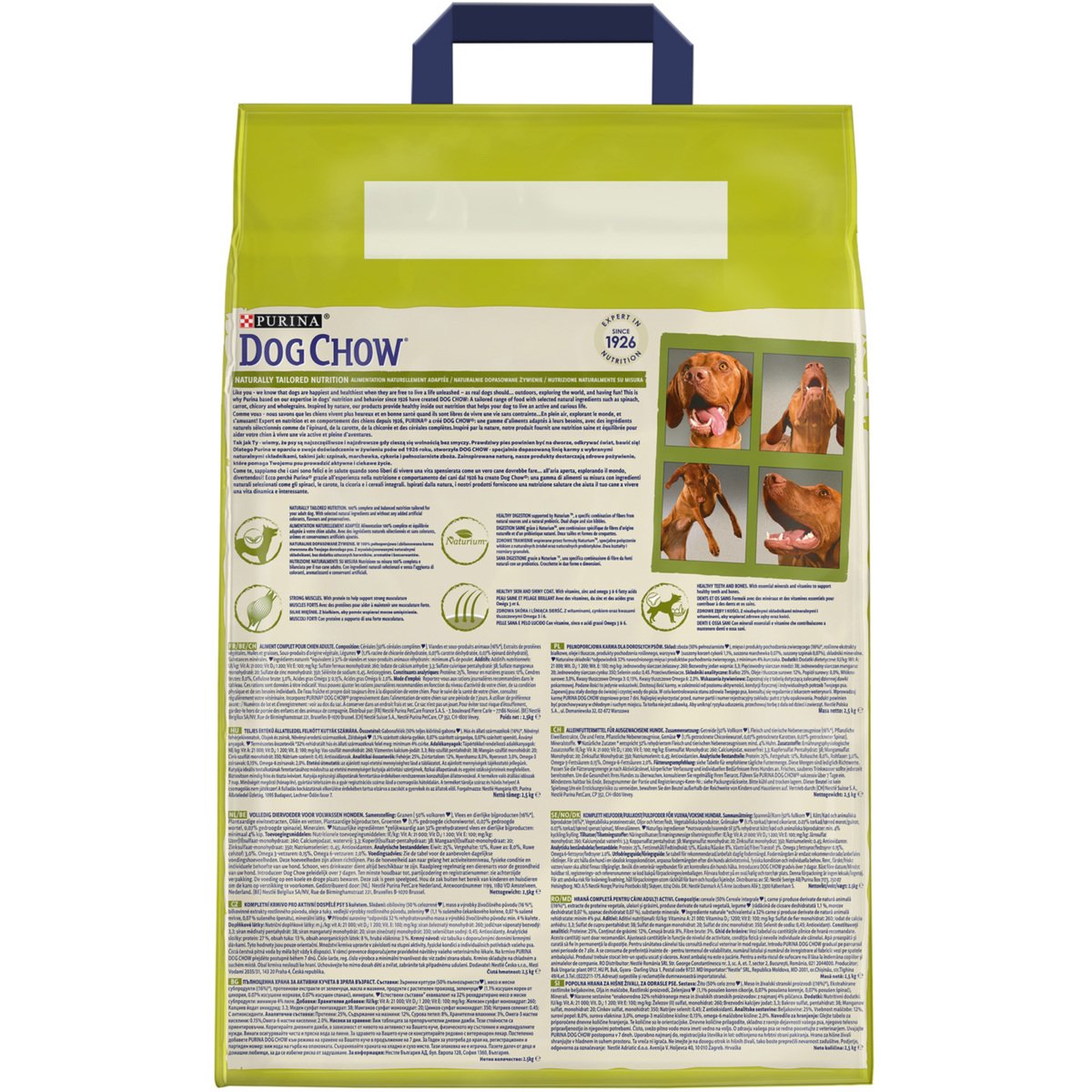 Purina Dog Chow Adult +1 Year with Chicken Dry Dog Food 2.5 kg