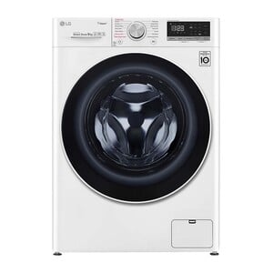 LG Front Load Washing Machine F4V5VYP0W 9KG, AI DD™, Steam+™, Bigger Capacity