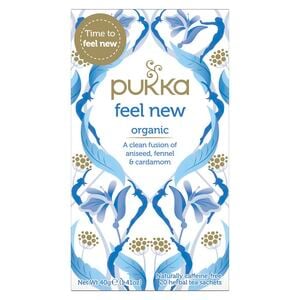 Buy Pukka Feel New Organic Herbal Tea with Aniseed Fennel & Cardamom 20 pcs Online at Best Price | Speciality Tea | Lulu UAE in Kuwait