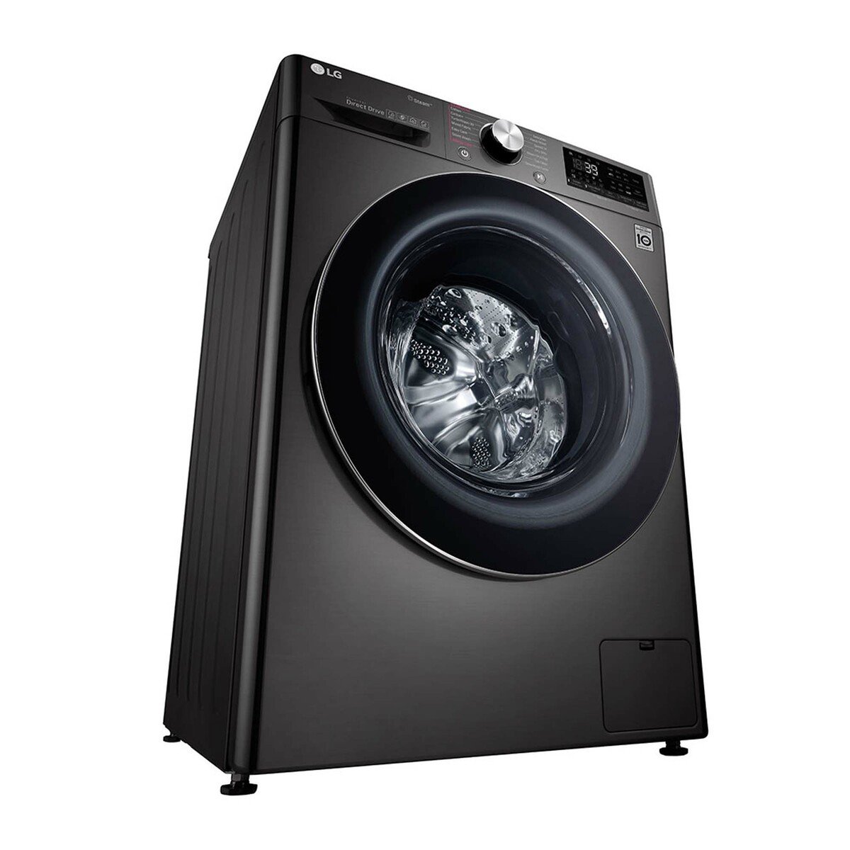 LG Front Load Washer & Dryer F4V9RCP2E 10/7KG, Bigger Capacity, AI DD, Steam, ThinQ