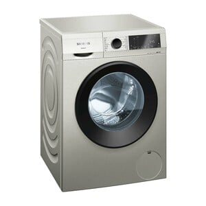 Siemens iQ300 Front Load Washing Machine, 9 Kg, 1200 RPM, Silver Inox, WG42A1XVGC