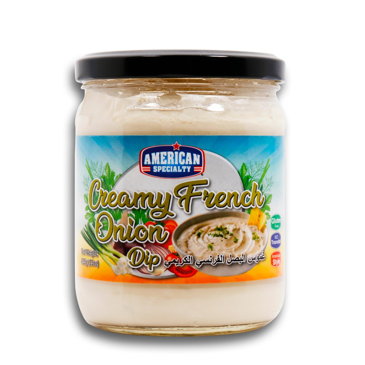 American Specialty Creamy French Onion Dip 425g