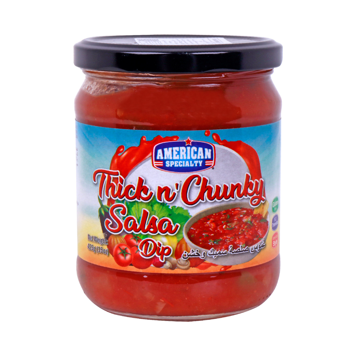 American Specialty Salsa Dip Thick N' Chunky 425g