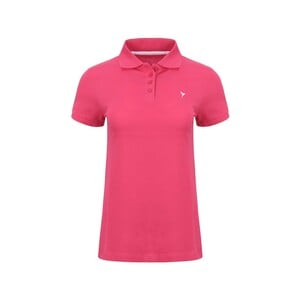 Eten Women's Polo T-Shirt Short Sleeve SCCPOLO07 Fushia Medium