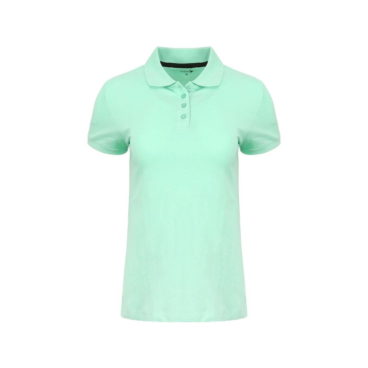 Eten Women's Polo T-Shirt Short Sleeve SCCPOLO09 Mint Green Medium
