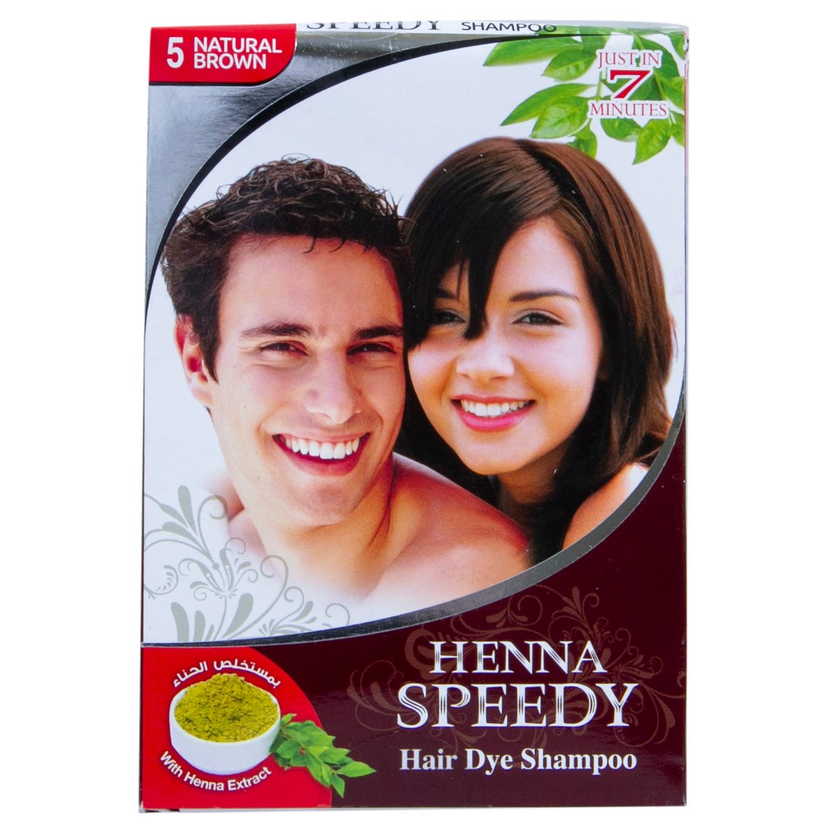Hanna Speedy Natural Brown 5 Hair Dye Shampoo 30 ml