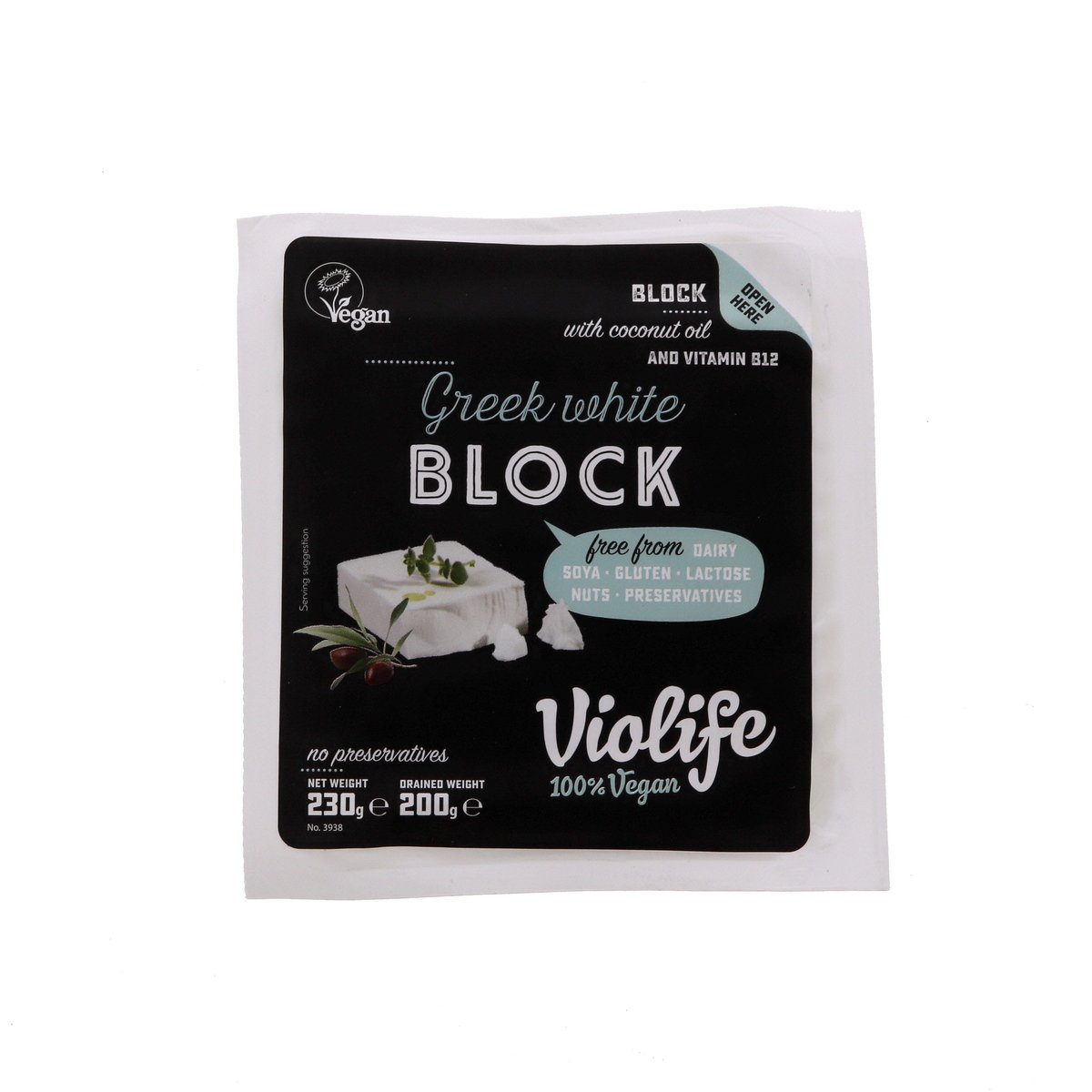 Violife Vegan Greek White Block Cheese 200 g