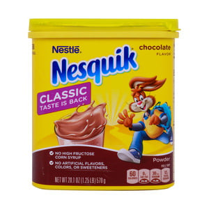 Nestle Nesquik Classic Chocolate Powder 570g