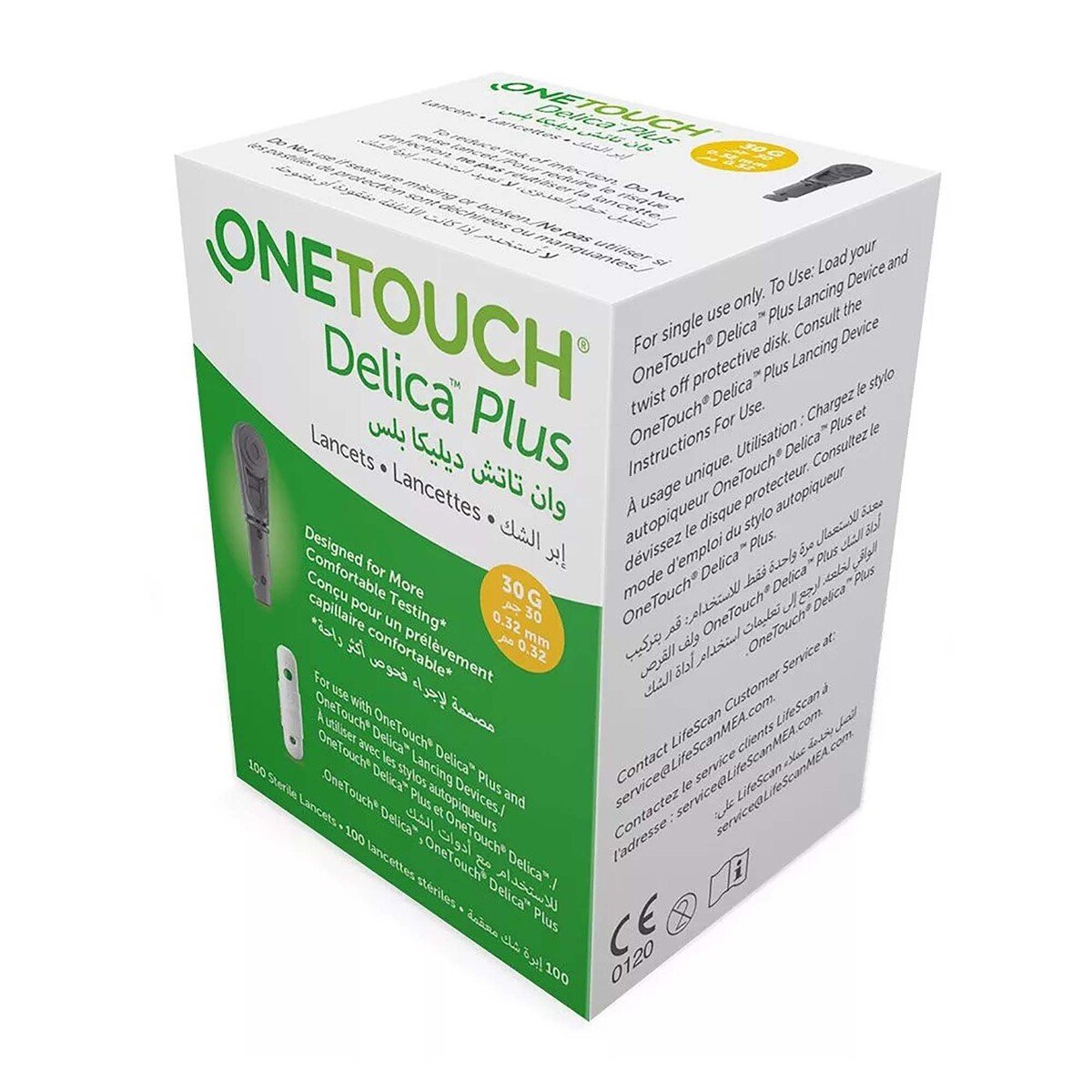 OneTouch Delica Plus Lancet 100s
