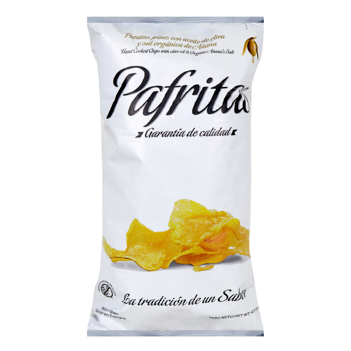 Pafritas Potato Chips Salt 140 g