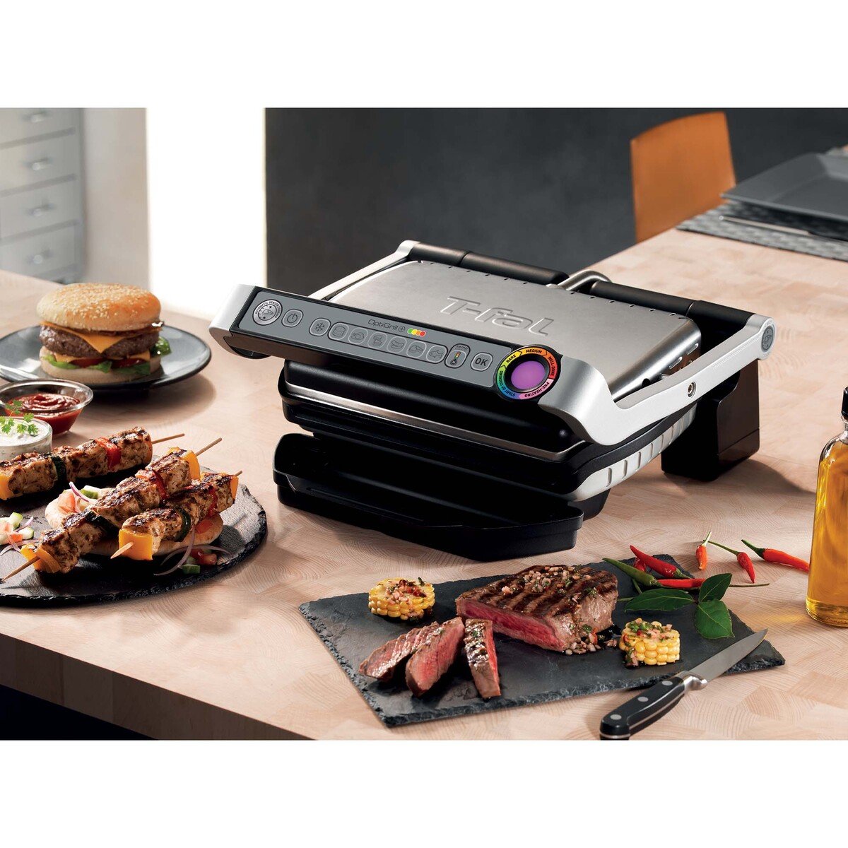 Tefal Optigrill Grill, BBQ + Snacking And Baking 2000W