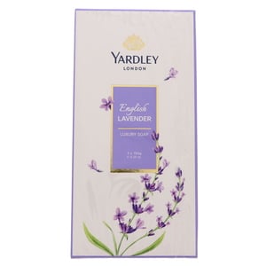 Yardley English Lavender Luxury Soap 3 x 150 g