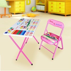 Maple Leaf Kids Study Table & Chair KT249 Pink
