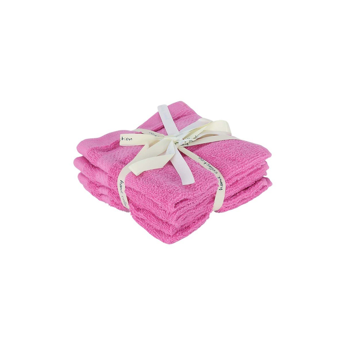 Red Berry Face Towel 5pcs Set PinkSize: W30 x L30cm