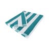 True Bath Towel Stripe Turquoise BlueSize: W70 x L140cm