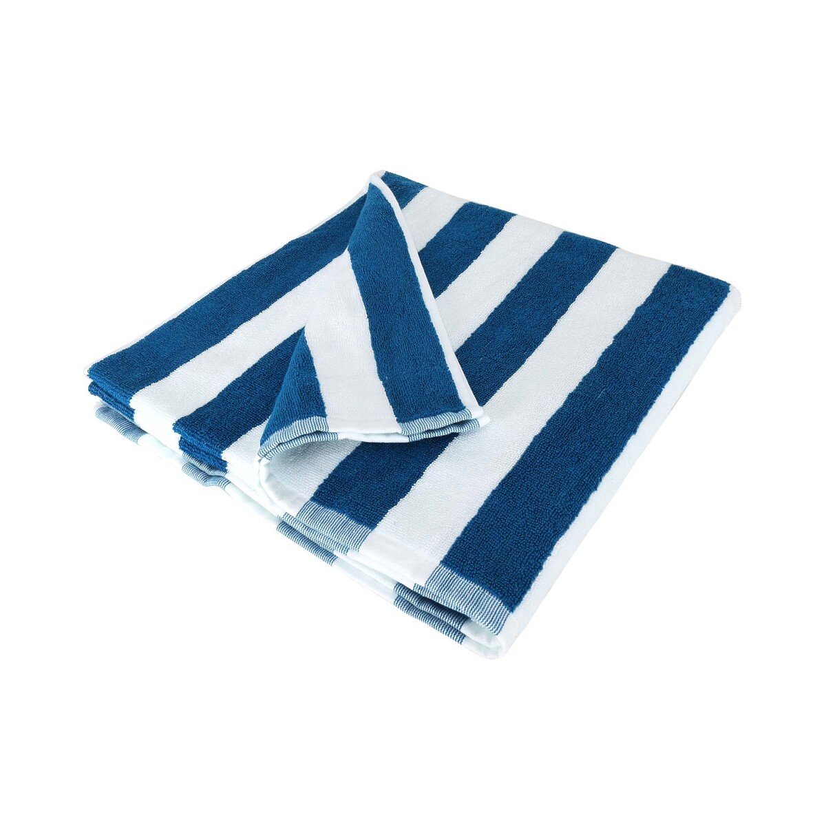 True Bath Towel Stripe BlueSize: W70 x L140cm