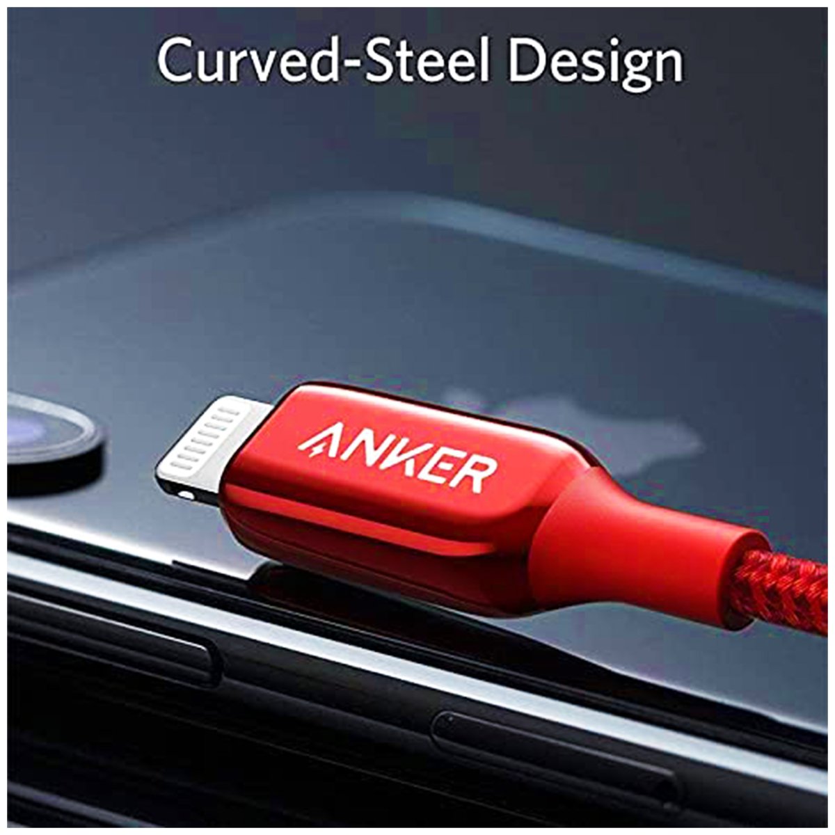 Anker PowerLine+ III USB-C to Lightning Cable A8842H91 Red 0.9mtr