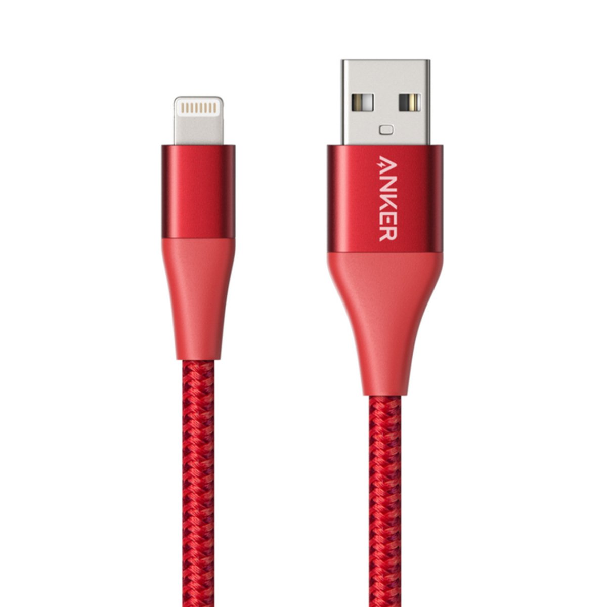 Anker PowerLine+ II Lightning USB Cable A8452H91 Red