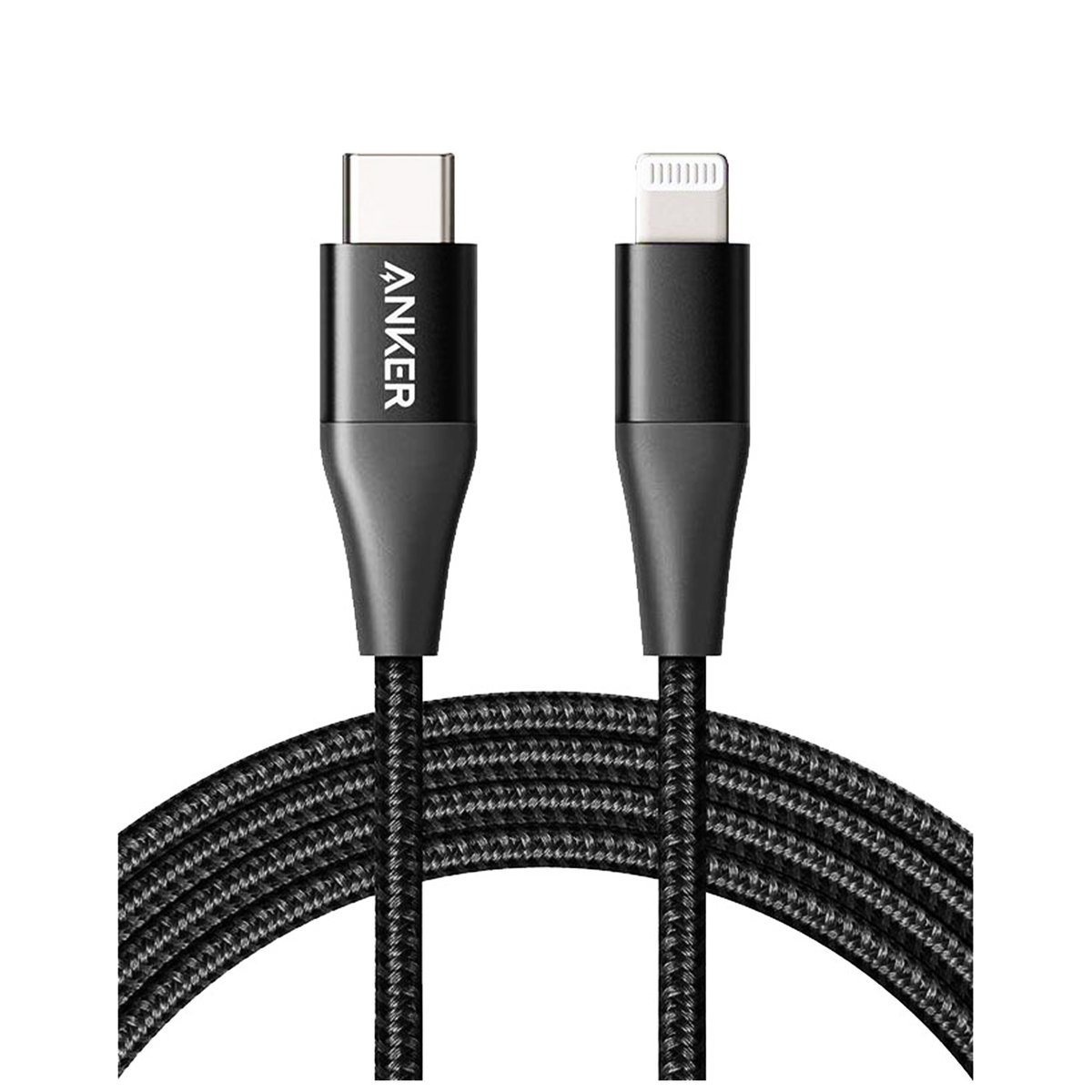 أنكر باور لاين + II USB-C إلى كابل شحن A8653H11 أسود 1.8 متر