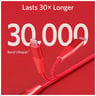 أنكر باور لاين + II USB-C إلى كابل شحن A8653H91 أحمر 1.8 متر