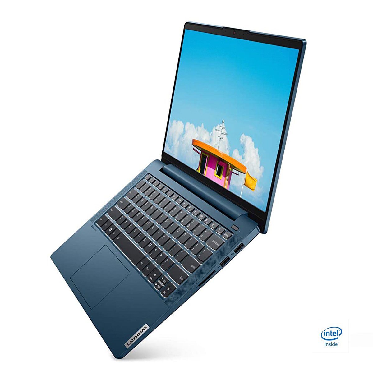 Lenovo Ideapad 5 Laptop, Intel Core i7-1065G7, 14" FHD, 16 GB RAM, 1TB SSD, Nvidia MX350 2GB, Eng-Arb, Windows 10, Light Teal