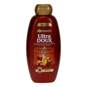Garnier Shampoo Ultra Doux Healing Castor & Almond Oils 600ml