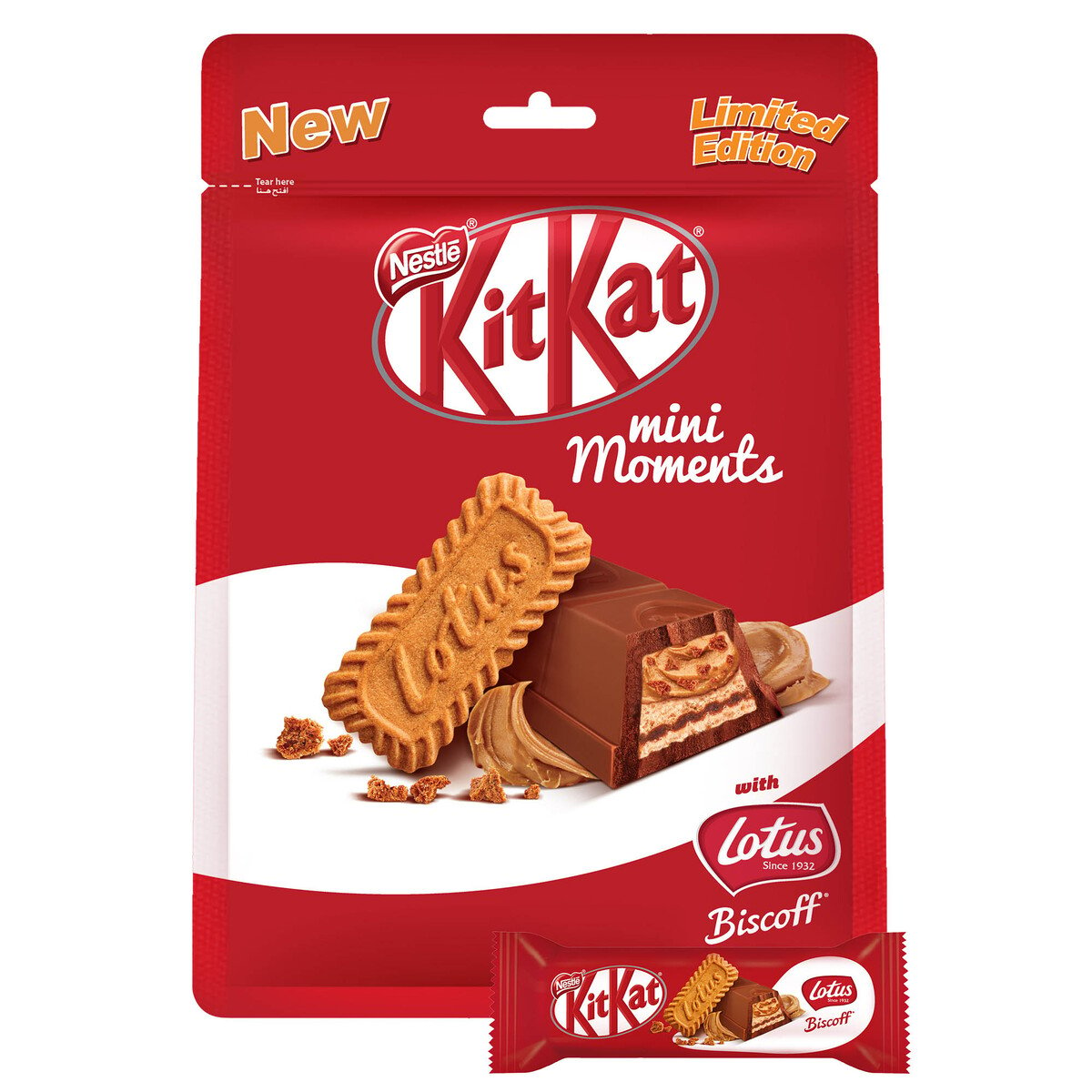 Nestle KitKat Mini Moments With Lotus Biscoff 2 x 122.5 g
