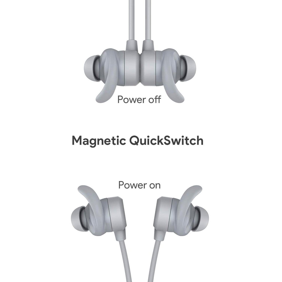 Aukey Magnetic Wireless Earbuds EP-B60 Grey