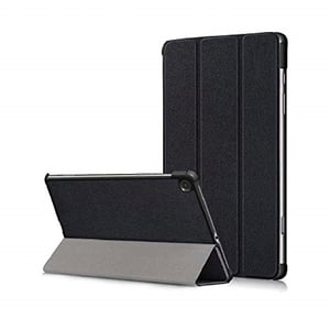 Trands Galaxy Tab S6 Lite Ultra Slim Case Fold Cover Auto Sleep and Wake Folio Back Case 10.4 Inches, Black CCS6124