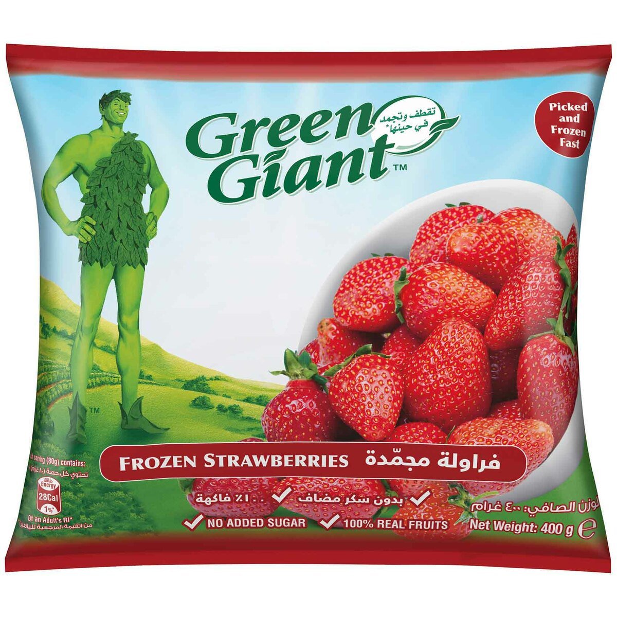Green Giant Frozen Strawberries 400 g