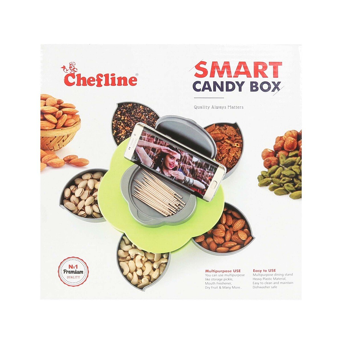 Chefline Smart Candy Box INDP5 Assorted Colors