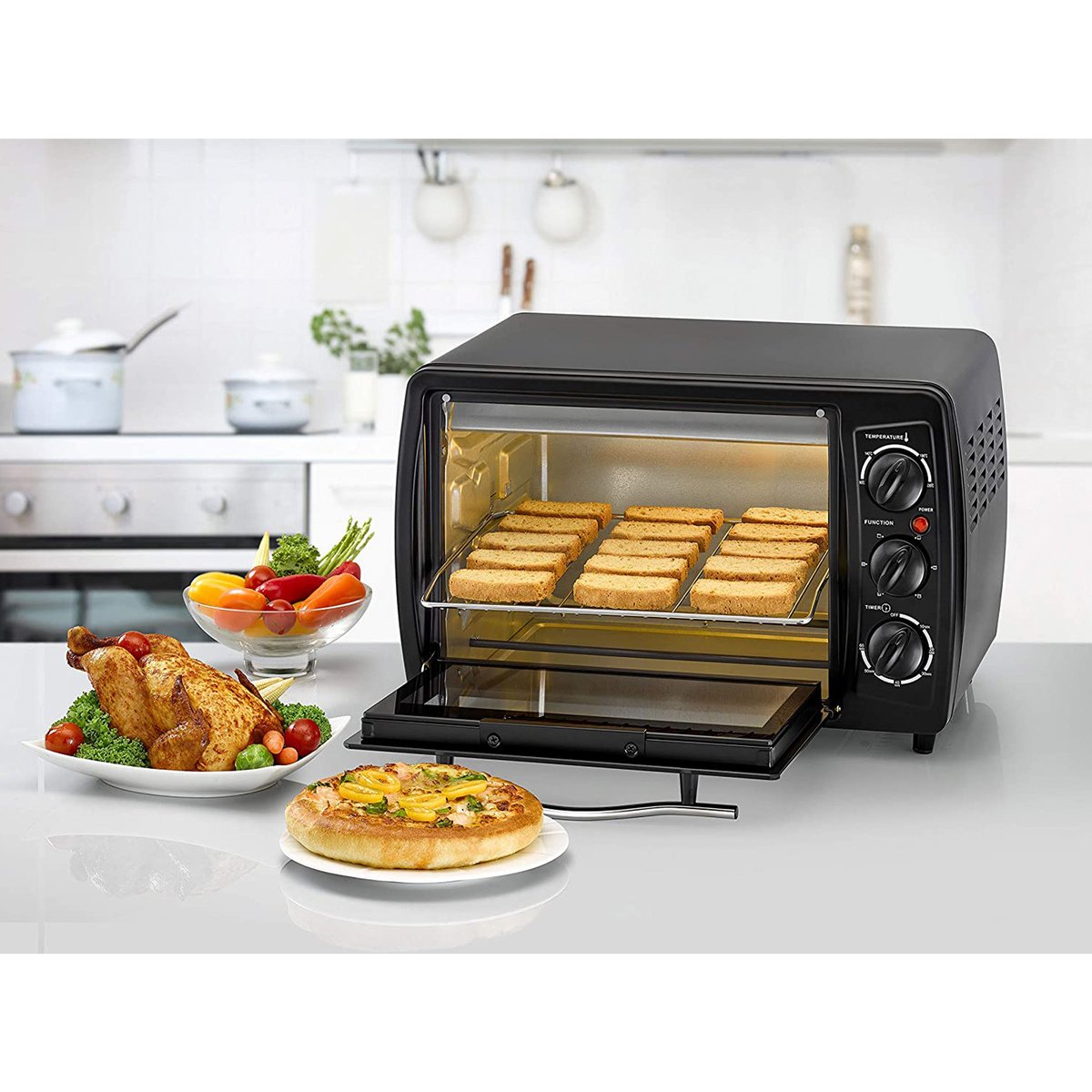 Black+Decker Toaster Oven TRO19RDG 19Ltr