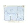 Cortigiani Infant Gift Set 10Pcs Blue 0-3M
