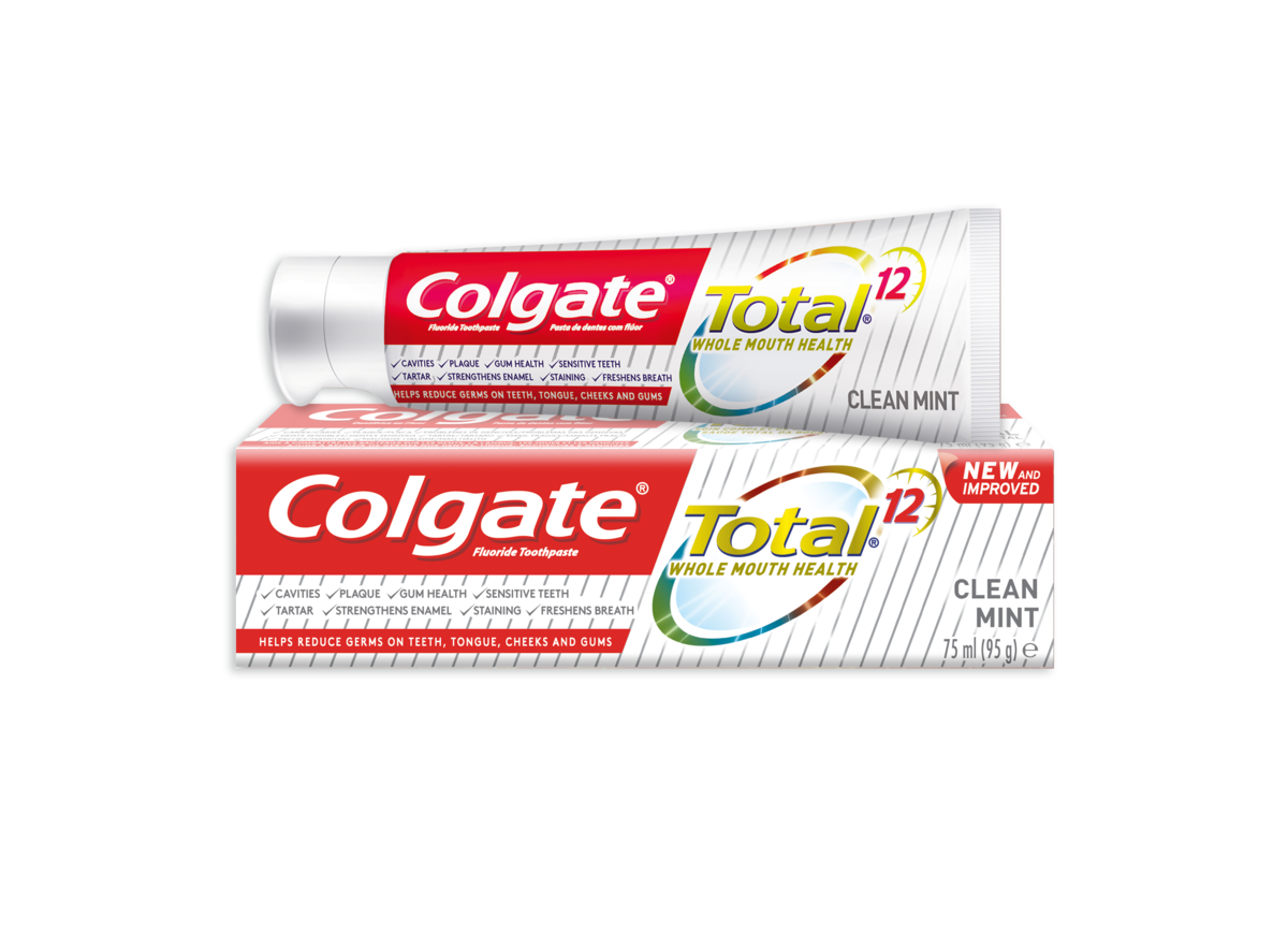 Colgate Toothpaste Total Clean Mint 3 x 75 ml