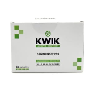 Kwik Sanitizing Wipes 20pcs
